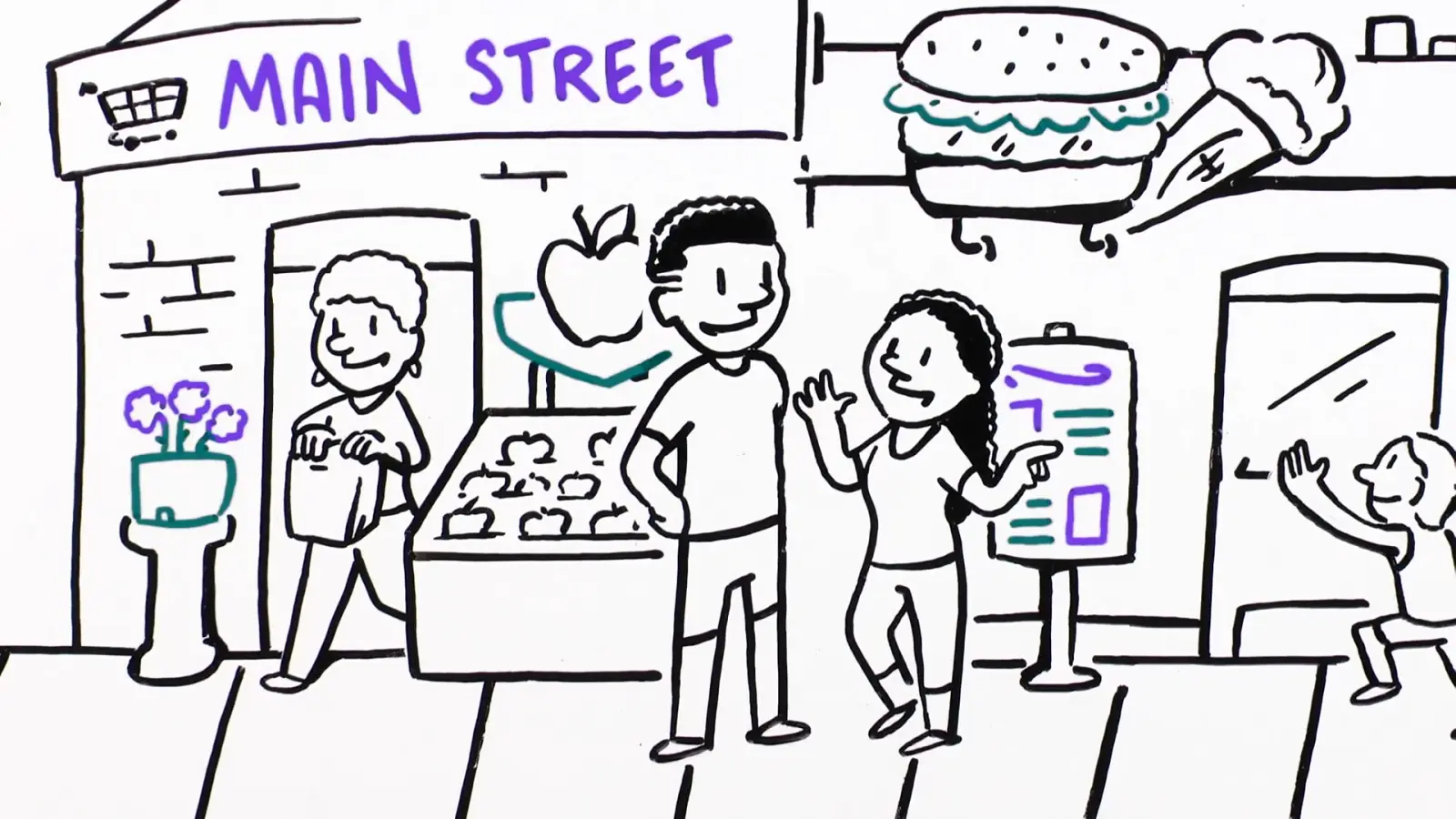Marketing & Events video illustration